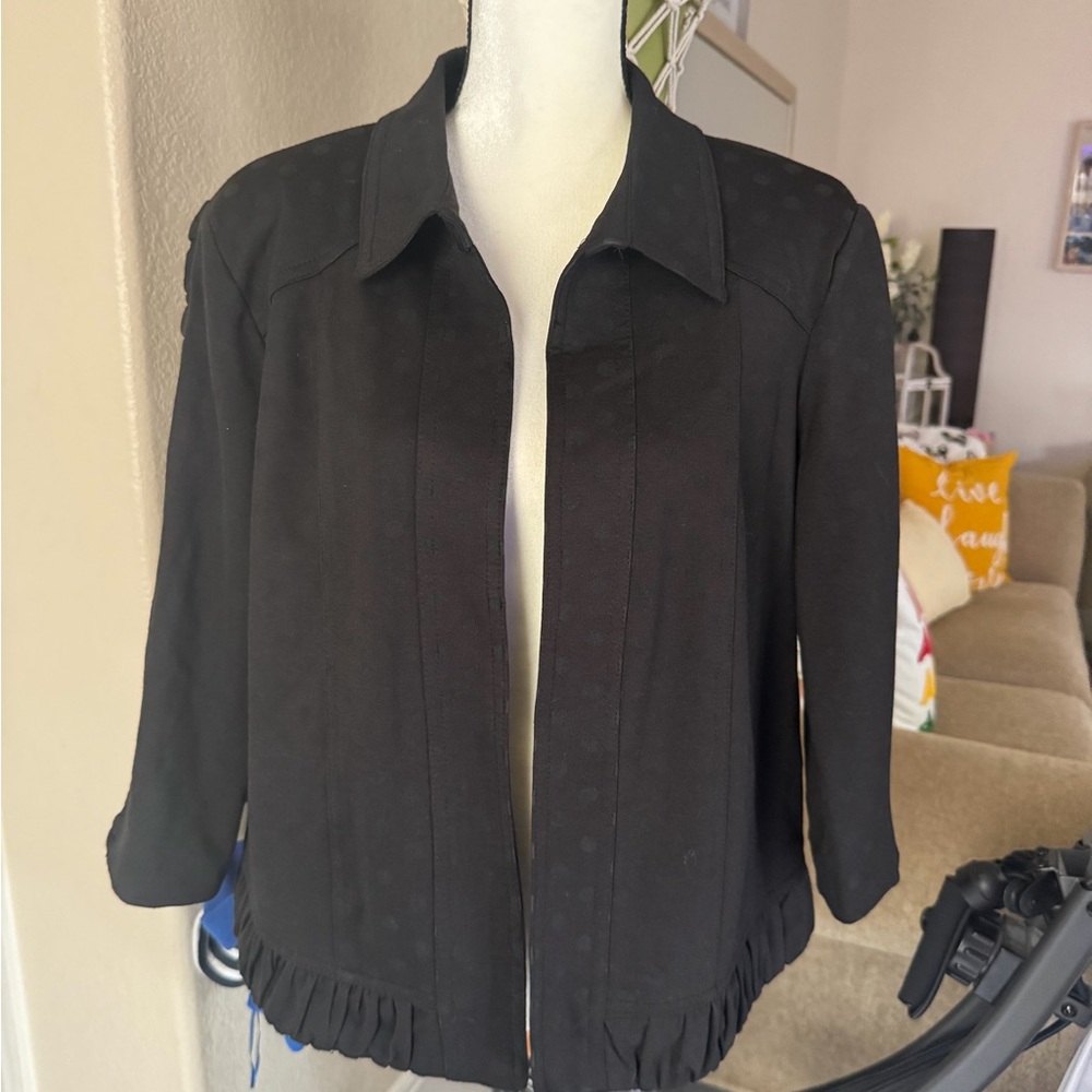 Women’s Christopher & Banks Classic Black Coat